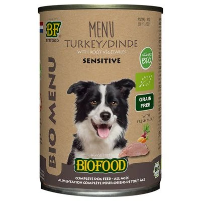 Biofood BF Petfood Organic Menú Con Pavo Para Perros