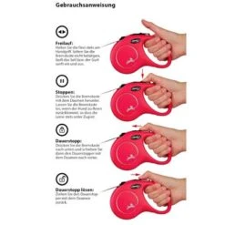 Correa Extensible Flexi New Classic Con Cinta De 5 M -Mascotas Artículos Tienda 198003 flexi new classic gurt leine s schwarz hs5 5