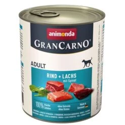 Animonda GranCarno Original Adult 6 X 800 G - Pack Mixto -Mascotas Artículos Tienda 27992 pla animonda grancarno rindlachsuspinat 800g 9