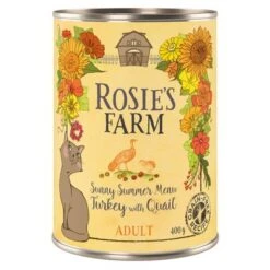 Pack Ahorro Rosie's Farm 24 X 400 G 37 Pack Ahorro Rosie's Farm 24 X 400 G -Mascotas Artículos Tienda 295112 pla rosiesfarm adult summer turkeyquail 400g 1000x1000 1
