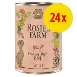 Mascotas Artículos Tienda 27 Pack Ahorro Rosie's Farm 24 X 400 G